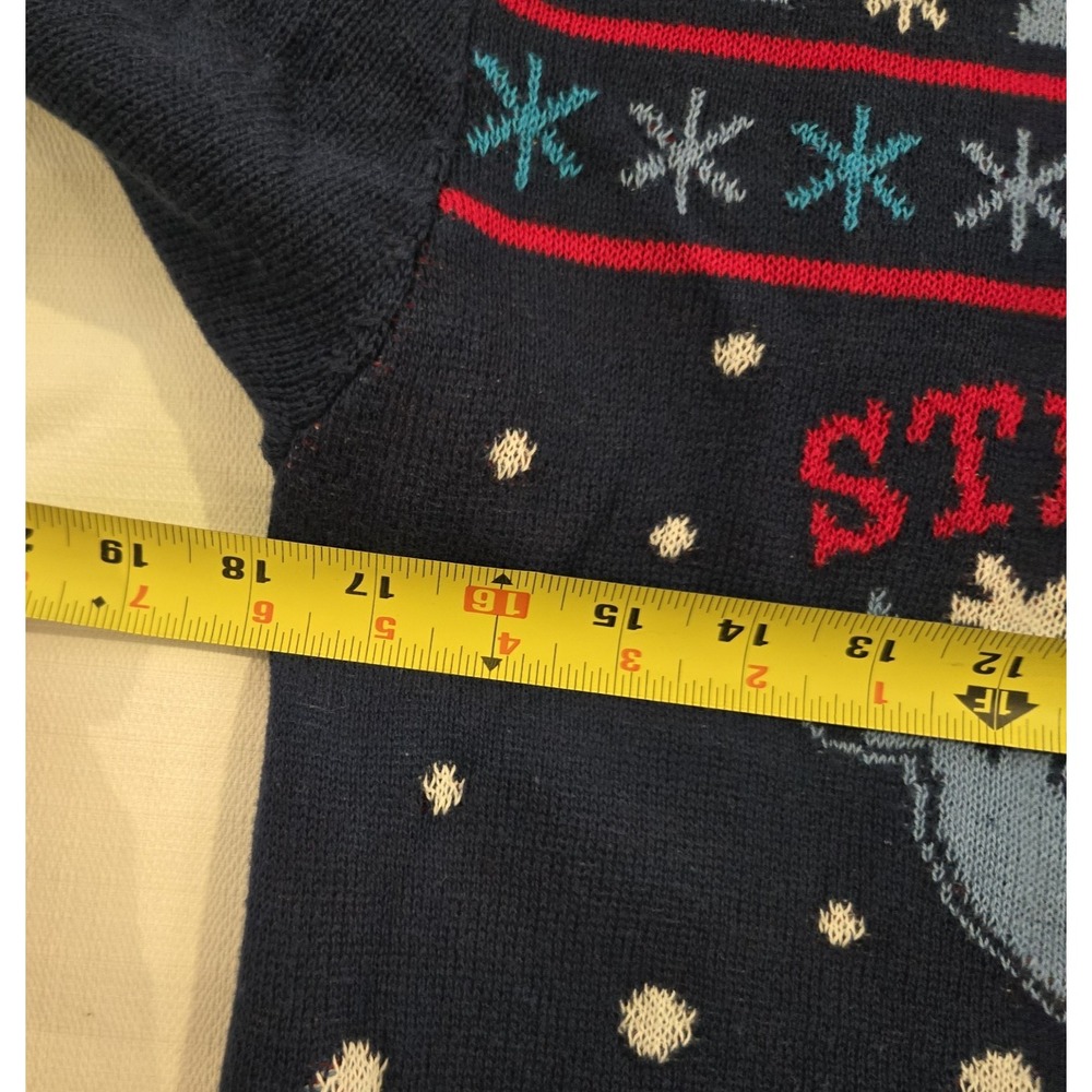 NWOT Disney Stitch Christmas Sweater "It's Stitchmas Time"‎  Youth 14-16 - Picture 5 of 8